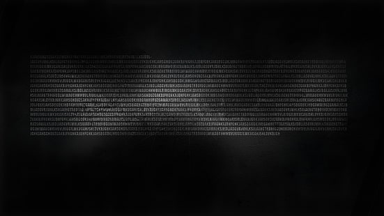 svart text på svart bakgrund, mörk, svart, HD tapet HD wallpaper
