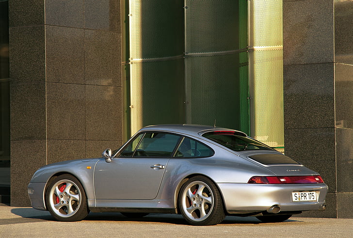 1995, 911, 993, Carrera, Porsche, HD обои