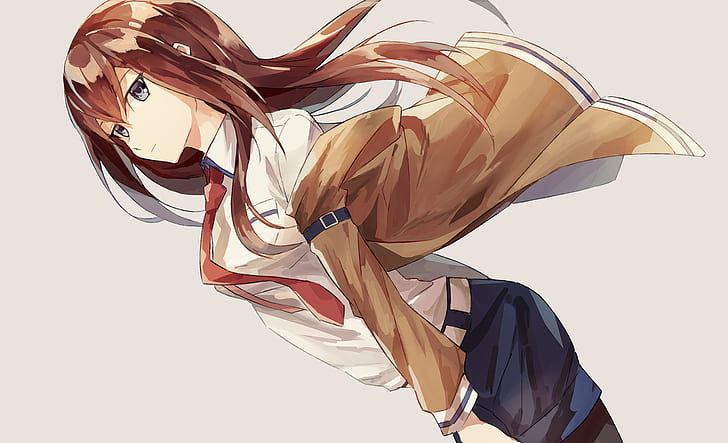 Makise Kurisu, Steins; Gate, Anime, HD-Hintergrundbild