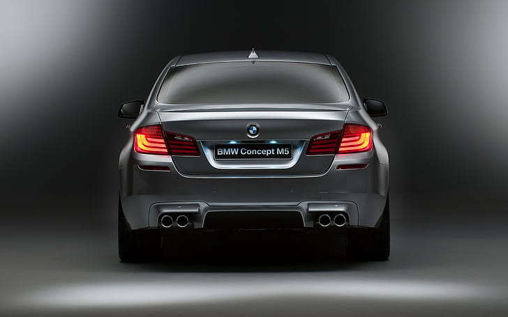 BMW M5 Concept 2012 Rear, BMW M5, HD wallpaper