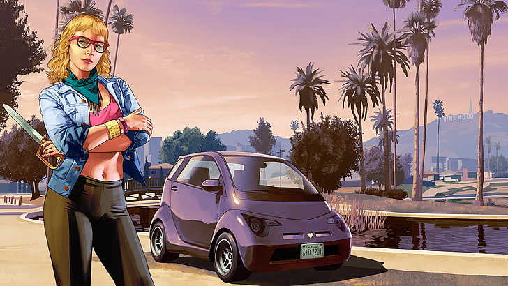 GTA Online Wallpaper, Grand Theft Auto V, Valentinstag, HD-Hintergrundbild