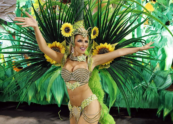 baile, brasil, carnaval, fiestas, HD тапет