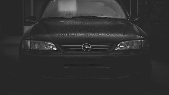 Fordon, bil, svart, mörk, Opel Vectra, HD tapet HD wallpaper