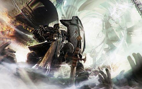 디아블로, 디아블로 III : Reaper Of Souls, Crusader (Diablo III), Malthael (Diablo III), HD 배경 화면 HD wallpaper