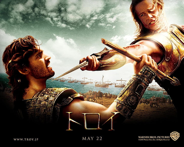 Adventure, Achilles, Troy, Brad Pitt, HD wallpaper | Wallpaperbetter