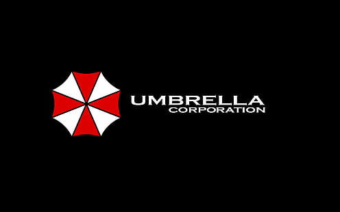 Umbrella Corporation Umbrella Resident Evil Black Capcom HD, видеоигры, черный, зло, capcom, резидент, зонт, корпорация, HD обои HD wallpaper