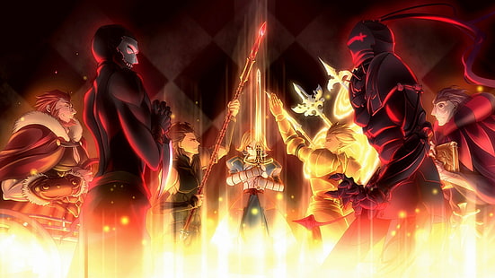 Fate Series، Fate / Zero، Archer (Fate / Zero)، Assassin (Fate / Zero)، Berserker (Fate / Zero)، Caster (Fate / Zero)، Fate (Series)، Lancer (Fate / Zero)، Rider (Fate) / صفر) ، صابر (سلسلة مصير)، خلفية HD HD wallpaper