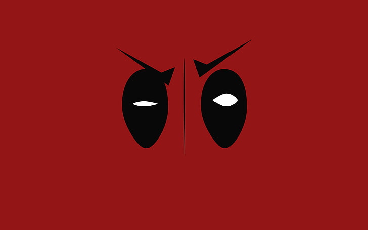 Deadpool, héros, œil, logo, art, film, Fond d'écran HD