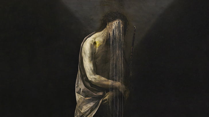 маслена живопис, депресиращо, живопис, Никола Самори, ужас, тъга, HD тапет