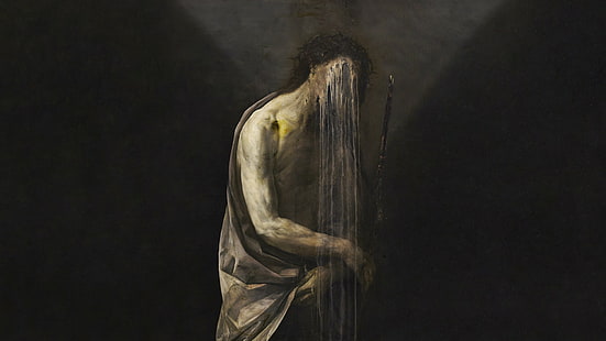 Ölgemälde, deprimierend, Malerei, Nicola Samori, Entsetzen, Traurigkeit, HD-Hintergrundbild HD wallpaper