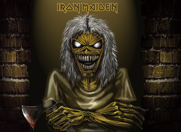 Iron Maiden logo, Grup (Müzik), Iron Maiden, HD masaüstü duvar kağıdı
