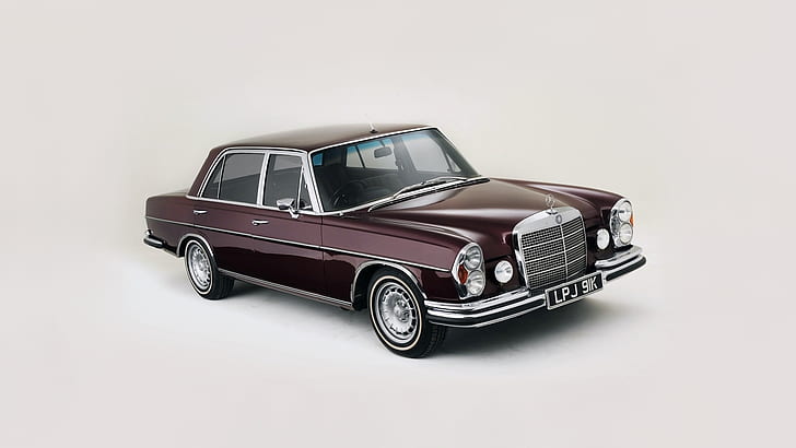 luxury, classic car, mercedes 300 sel, HD wallpaper