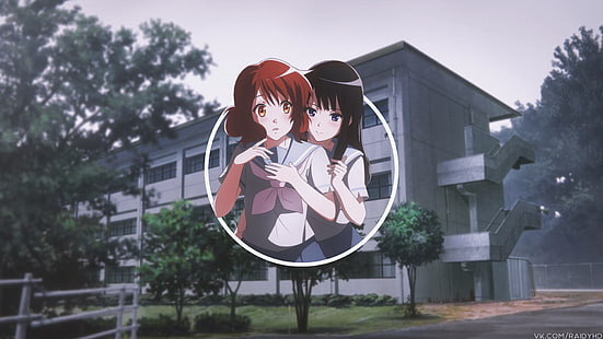 anime, garotas de anime, imagem em imagem, Hibike!Eufônio, HD papel de parede HD wallpaper