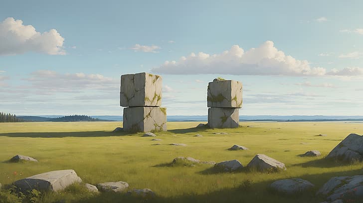 ธรรมชาติ หิน megaliths ภูมิทัศน์ สิ่งแวดล้อม, วอลล์เปเปอร์ HD