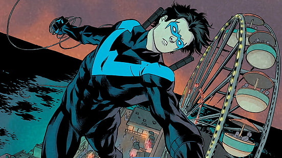 Комиксы, Nightwing, DC Comics, HD обои HD wallpaper