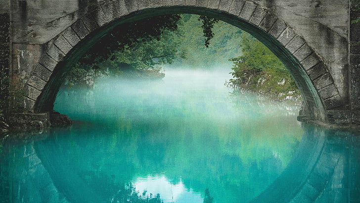 Water, Under the bridge, 4K, HD wallpaper