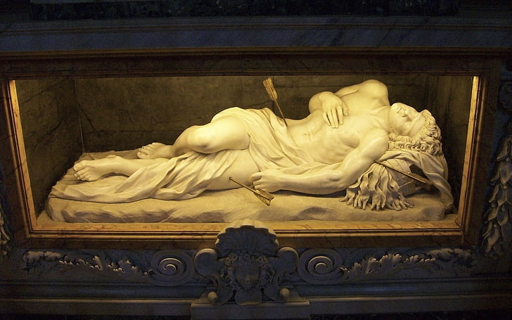 religiöse, Vatikanstadt, Statue, HD-Hintergrundbild