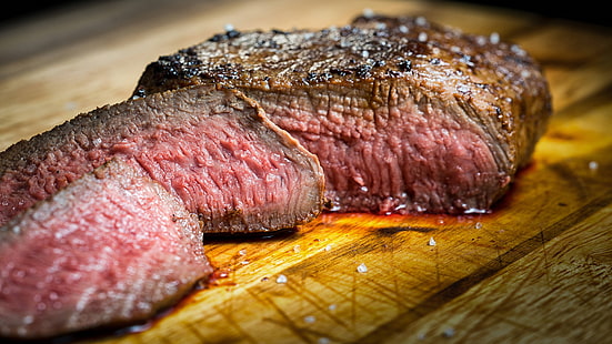 beef steak, meat, Food, HD wallpaper HD wallpaper