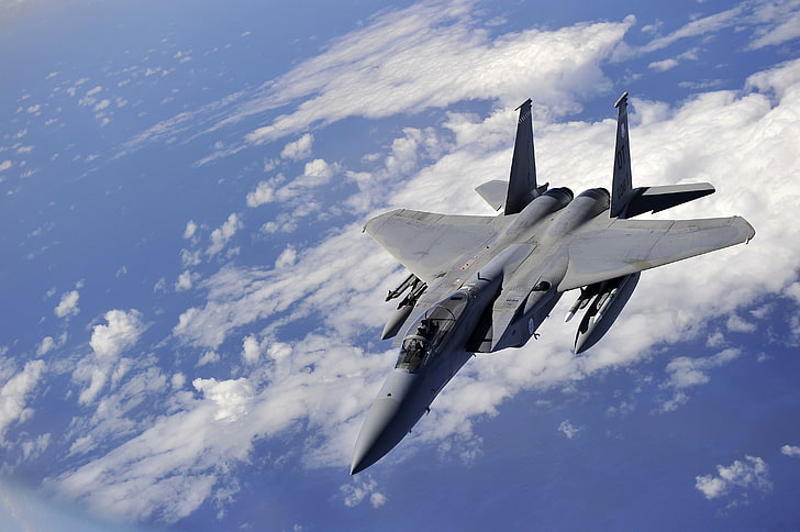 4K, Kampfflugzeug, Flugzeug, Luftfahrt, Militärflugzeug, HD-Hintergrundbild