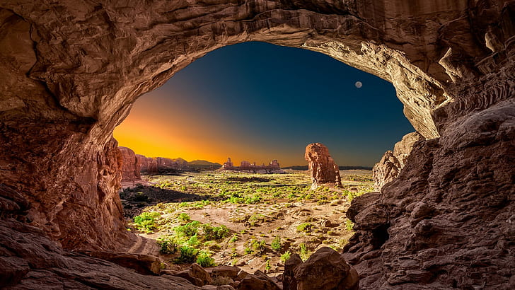 Kunst der Natur Arches National Park Utah Desktop Hd Wallpaper Hintergründe kostenloser Download, HD-Hintergrundbild