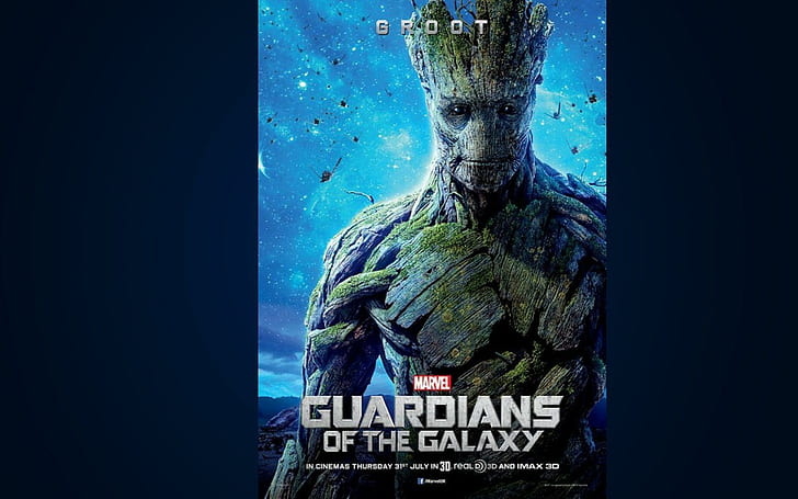 Guardians of The Galaxy - Groot, marvel guardian of the galaxy groot poster, 1920x1200, guardians of the galaxy, movie, groot, HD wallpaper