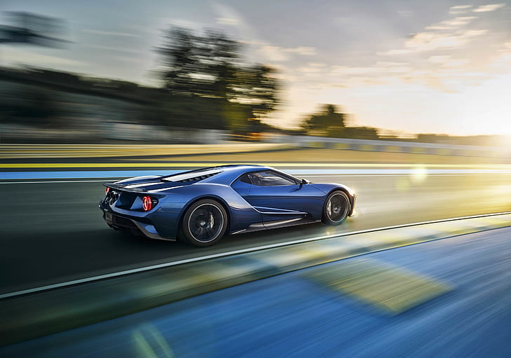 vehicle, Ford GT, car, vehicle, ford, HD wallpaper