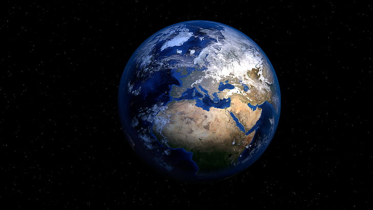 Bumi, planet, 4k, 8k, HD, ruang, Wallpaper HD