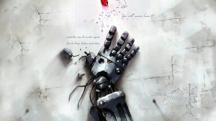 robot de pintura de la mano derecha, Fullmetal Alchemist: Brotherhood, Elric Edward, Fondo de pantalla HD