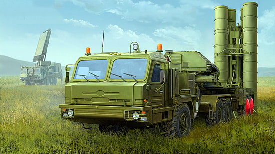 トライアンフ、S-400、SAM、大中距離、ロシアの対空ミサイルシステム、対空ミサイルシステム、 HDデスクトップの壁紙 HD wallpaper