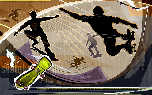 Skateboarding HD, sport, skateboarding, Tapety HD HD wallpaper