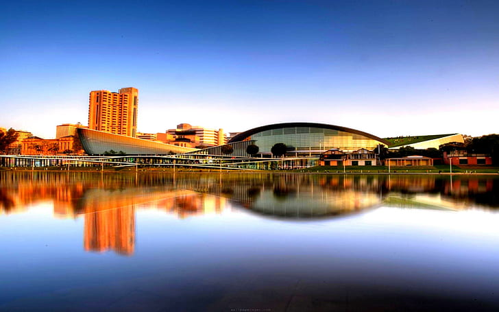 Adelaide Convention Exhibition Centre, australien, geografi, skymning, europa, adelaide convention utställningscenter, södra australien, natur och, HD tapet