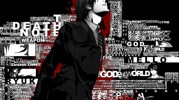 Death Note, Light Yagami, Death Note, Light Yagami, HD-Hintergrundbild