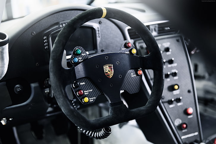 corrida, Porsche 911 GT3 Cup, paris auto show 2016, HD papel de parede