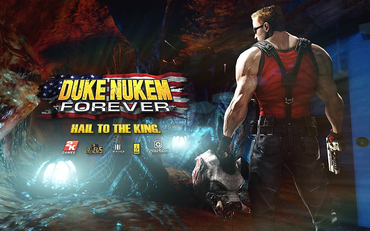 Due Nukem Forever game wallpaper, duke nukem forever, sant john, beast, head, light, HD wallpaper