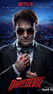 Daredevil 2015, Netflix Marvel Daredevil poster, Film, Hollywood Movies, hollywood, 2015, Sfondo HD HD wallpaper
