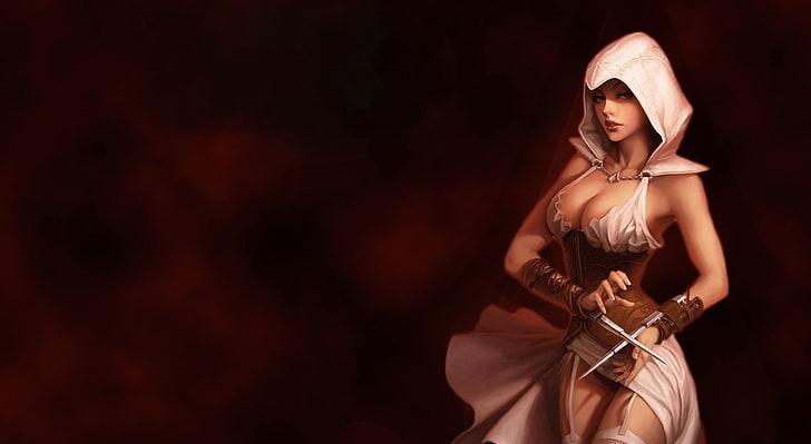 Assassins Creed Girl HD Wallpaper, mördare kvinna tapet, Spel, Assassin's Creed, Girl, HD tapet