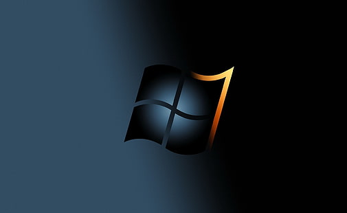 Windows 7 Dark, Windows, Windows Seven, Dark, windows 7, วอลล์เปเปอร์ HD HD wallpaper