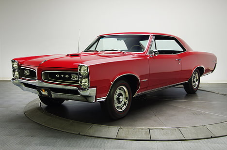 Pontiac, Pontiac GTO, Kırmızı Araba, HD masaüstü duvar kağıdı HD wallpaper