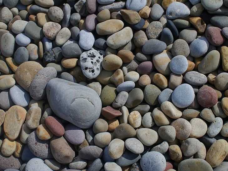 playa, macro, naturaleza, guijarros, mar, piedras, texturas, Fondo de pantalla HD