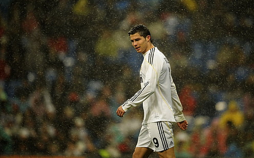 Cristiano Ronaldo Real Madrid, Cristiano Ronaldo, Ronaldo, คนดัง, คนดัง, ชาย, ฟุตบอล, วอลล์เปเปอร์ HD HD wallpaper