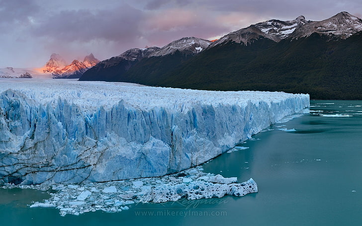 weißer Eisgletscher, Landschaft, Natur, Eis, HD-Hintergrundbild