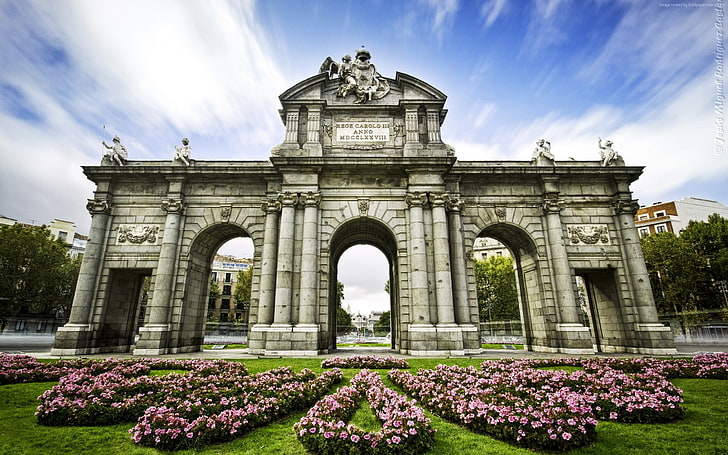 Puerta Alcala Madrid Spanien-Travel HD Desktop Wallp .., HD-Hintergrundbild