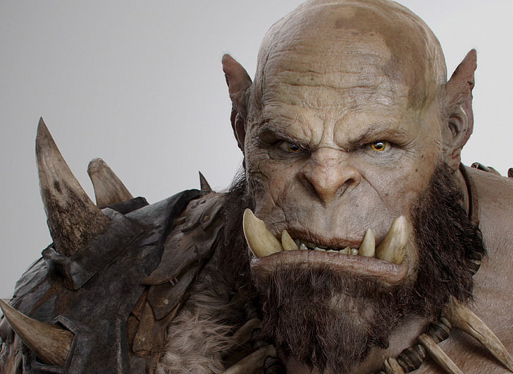 Ork Illustration, Warcraft, 2016, Ork, HD-Hintergrundbild