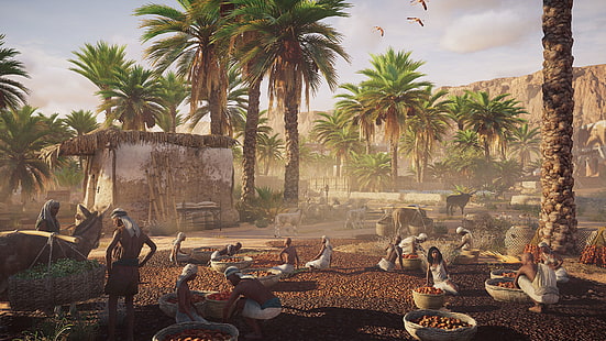 Assassin's Creed: Origins, Assassin's Creed, Ubisoft, videogiochi, Sfondo HD HD wallpaper