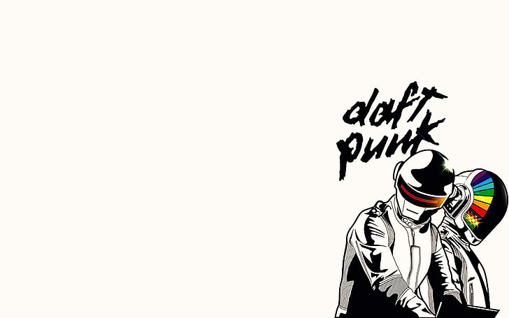 Daft Punk illustration HD wallpapers free download | Wallpaperbetter