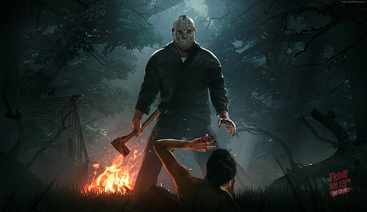 Friday the 13th: The Game, Best Game, horror, PS4, Xbox One, PC, HD wallpaper HD wallpaper