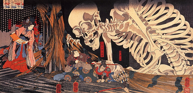 Gashadokuro, szkielet, Tapety HD HD wallpaper