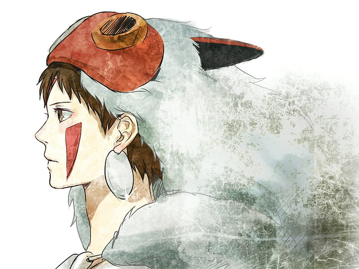 аниме, Studio Ghibli, Princess Mononoke, HD тапет