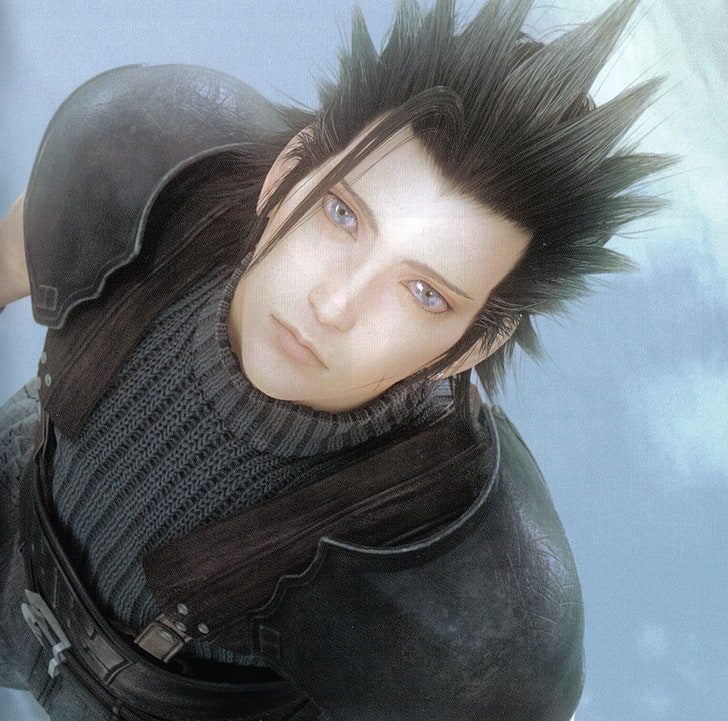 Final Fantasy Final Fantasy vii Armour Zack Fair Компьютерная графика Black Hair Final Fantasy Кризис видеоигры Final Fantasy HD Art, Final Fantasy, Final Fantasy VII, HD обои