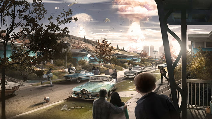Bethesda Softworks, kıyamet, Fallout 4, video oyunları, HD masaüstü duvar kağıdı